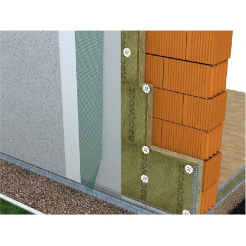 Vata bazaltica fatada Frontrock MAX Plus 12 cm , Bax 1.44 m2 Pret Promotie 1 la 10 Bax-uri