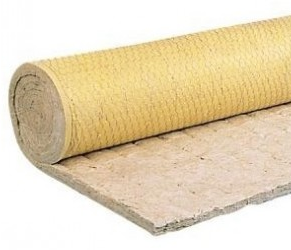 Saltea din vata bazaltica cusuta pe plasa rabitz tip SPS 1, 105 kg/m3, max 660 grade C